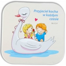 Podstawka korkowa - Przyjaciel kocha