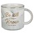 Kubek ceramiczny - Be Still White Marbled Ceramic
