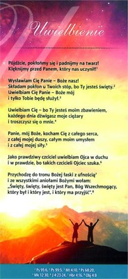 Karta proklamacja - Uwielbienie