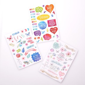 Naklejki - Colorful Stickers for Bible Journaling