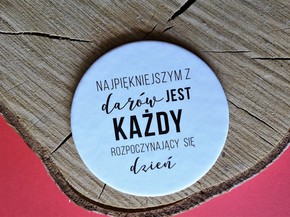 Podkładka korkowa okrągła - Najpiękniejszym