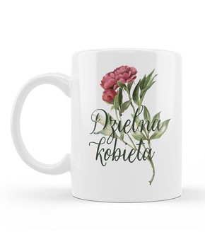 Kubek Szaron - Dzielna kobieta - kwiat