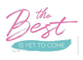 Magnes AF - The Best is yet to come - biały
