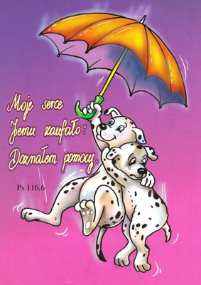 Kartka promise - Moje serce Jemu zaufało