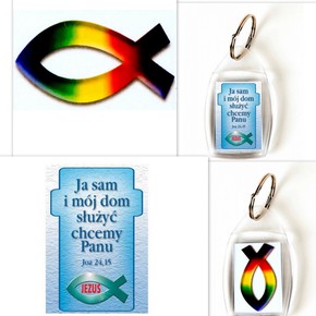 Brelok plastik - Ja sam i mój dom