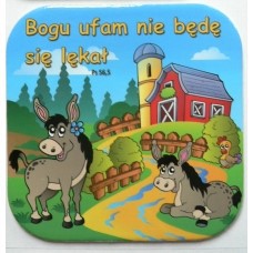 Podstawka korkowa - Bogu ufam nie będę...