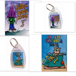 Brelok plastik - Jutro będzie lepiej 