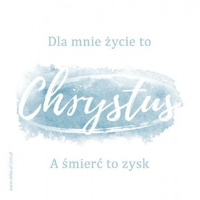 Podstawka korkowa AF - Dla mnie życie to Chrystus