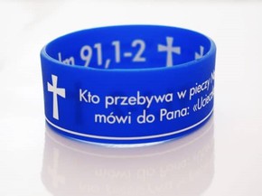 Opaska silikonowa - GRUBA - Kto Przebywa Psalm 91