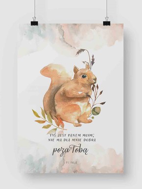 Plakat A3 - Tyś jest Wiewiórka