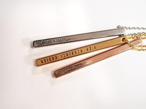 Naszyjnik - Wybrana i cenna - srebrny