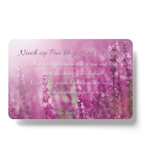 Magnes na lodówkę - Niech cię błogosławi Pan Łąka