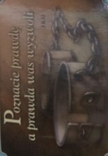 Naklejka prostokąt - Poznacie prawdę 