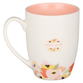 Kubek ceramiczny - Strength & Dignity Peach