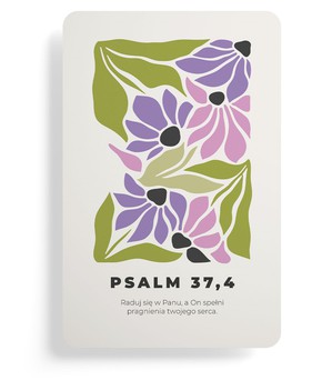 Magnes na lodówkę - Raduj się w Panu - modern 