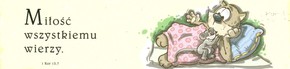 Zakładka promise - Miłość wszystkiemu wierzy