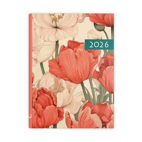 Terminarz - B7 KOLOROWY 2026 - ornament