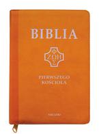 Biblia Pierwszego Kościoła - PU żółta zamek wyc