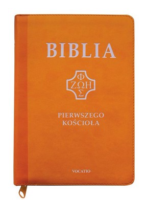 Biblia Pierwszego Kościoła - PU żółta zamek wyc