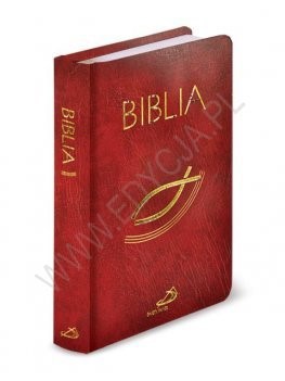 Biblia z kolorową wkładką - bordowa Edycja