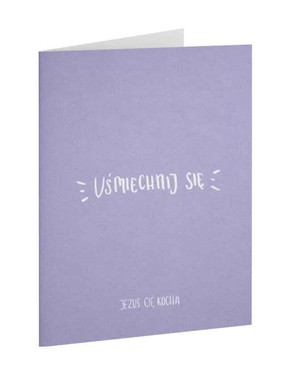 A Kartka składana - Uśmiechnij się