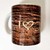 Kubek ceramiczny - I love Jesus - drewno 