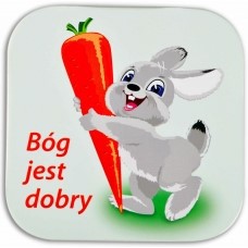 Podstawka korkowa - Bóg jest dobry