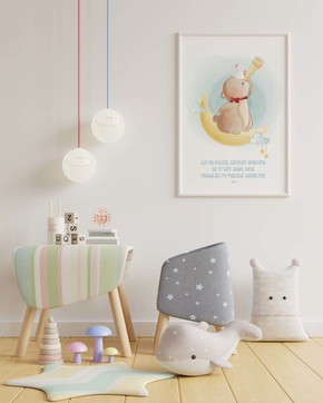 Plakat A3 - Gdy się położę Miś