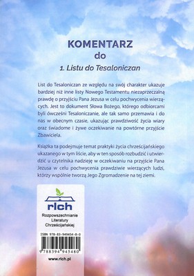 Komentarz 1 Listu do Tesaloniczan - Bremicker