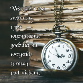 Podstawka korkowa - Wszystko ma swój czas - zegar