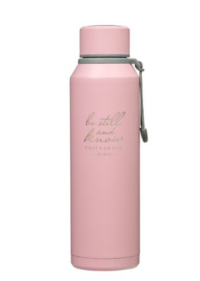Metalowa butelka - Be Still Baby Pink