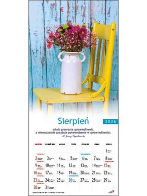 Kalendarz 2026 - W krainie kwiatów