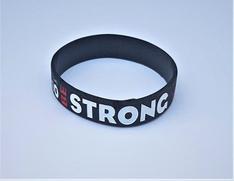 Opaska silikonowa - Be Strong in the Lord 
