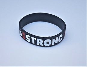 Opaska silikonowa - Be Strong in the Lord 