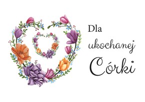 Magnes na lodówkę - Ukochanej Córce