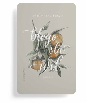 Magnes na lodówkę - Obyś mandarynki