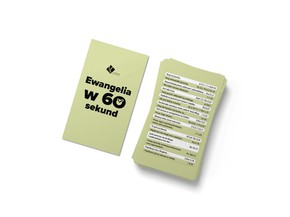Ewangelia w 60 sekund - zestaw 100 szt