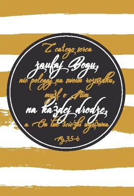 A Kartka składana - Z całego serca - złocona