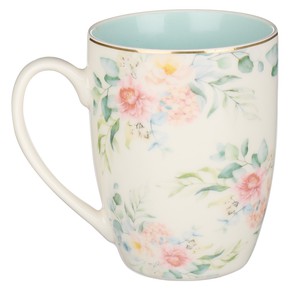 Kubek ceramiczny - Walk By Faith Robin's Egg-blue