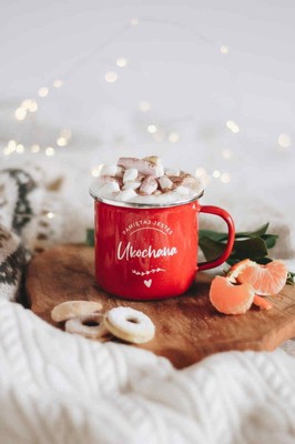 Kubki emaliowane duet