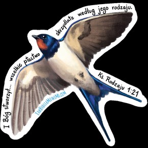 Naklejka - Jaskółka