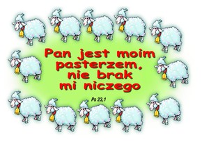 Kartka promise - Pan jest moim pasterzem  