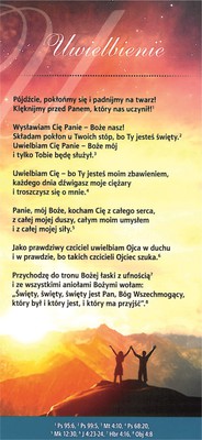 Karta proklamacja - Uwielbienie