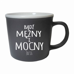 Kubek KZ - Bądź mężny i mocny - czarny