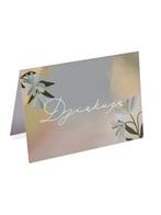 A Kartka składana - Dziękuję - kwiaty