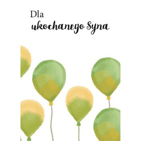 Magnes na lodówkę - Dla Ukochanego syna