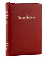 Biblia EIB duża - PU - zamek indeks bordo 