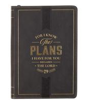 Notatnik na zamek - The Plans Charcoal Faux 