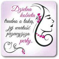 Podstawka korkowa - Dzielna kobieta