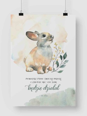 Plakat A3 - Powierz Zajączek